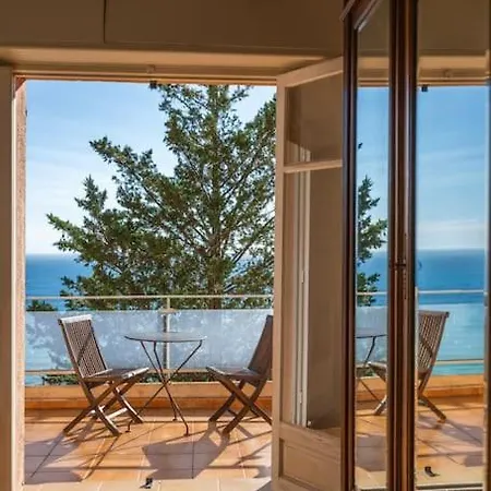 La Avec Vue Panoramique Sur La - Parking Privé - Jacuzzi Menton