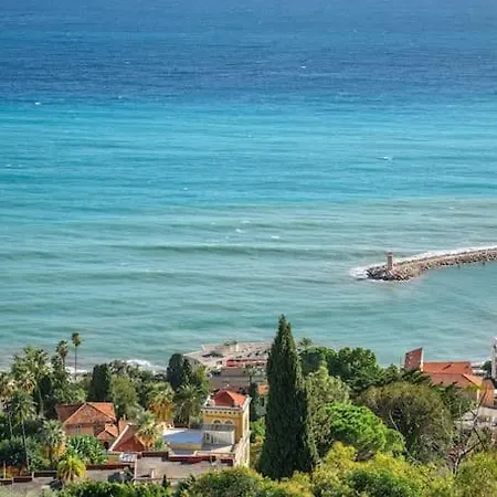 La Avec Vue Panoramique Sur La - Parking Privé - Jacuzzi Menton