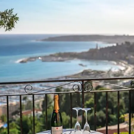 La Avec Vue Panoramique Sur La - Parking Prive - Jacuzzi Menton