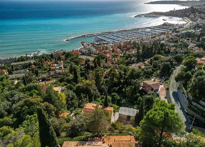 La Avec Vue Panoramique Sur La - Parking Prive - Jacuzzi Willa Mentona