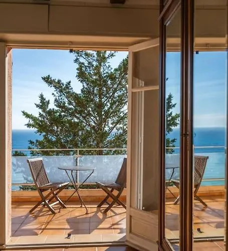 La Avec Vue Panoramique Sur La - Parking Prive - Jacuzzi Menton