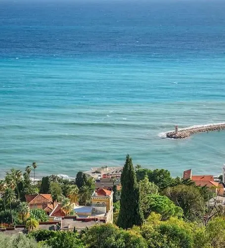La Avec Vue Panoramique Sur La - Parking Prive - Jacuzzi Menton